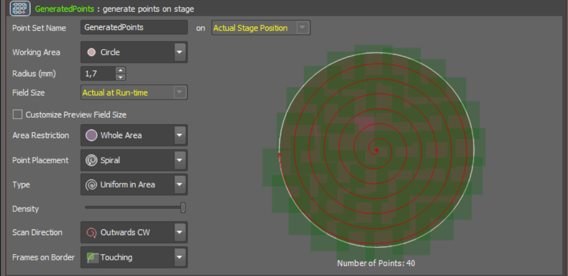 Optional parameters