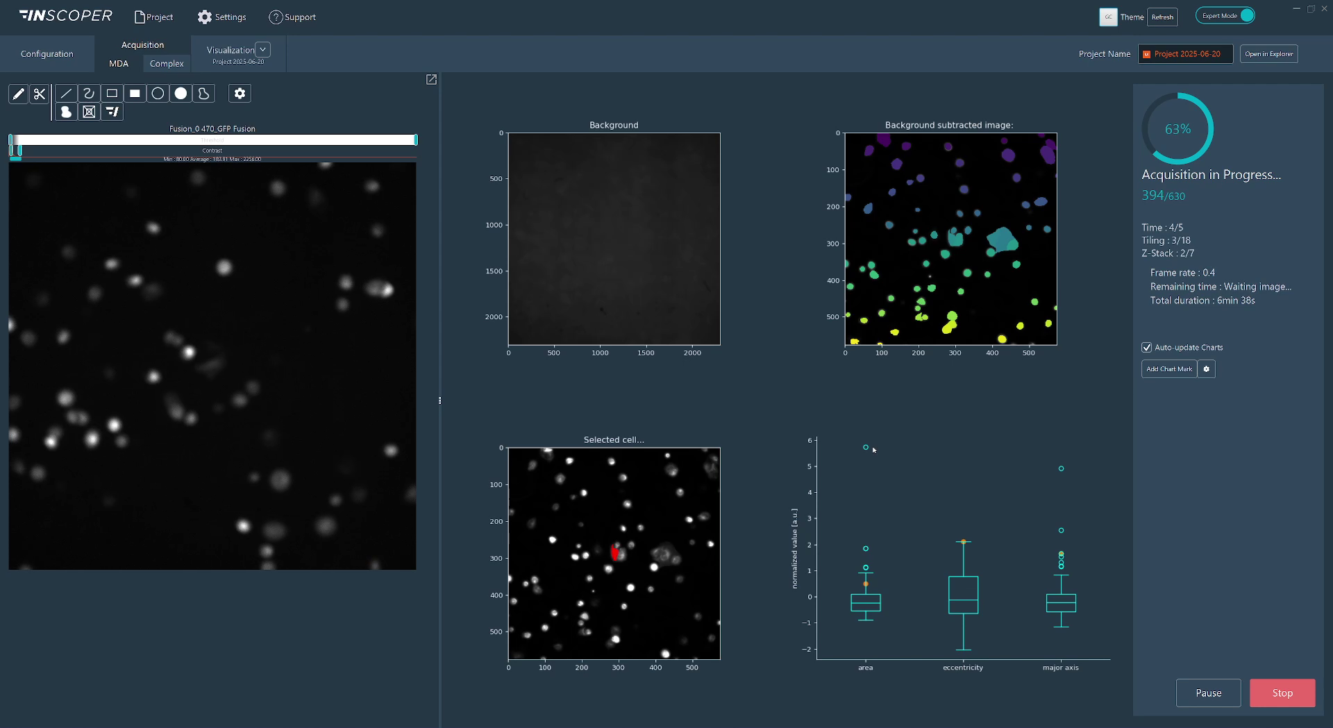 Real-time visualizations from a Python script in IIS